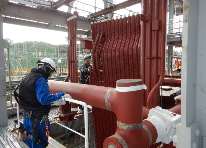 機械据付状況確認