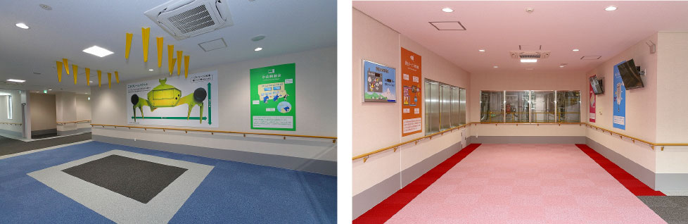展示パネル・見学ゾーン